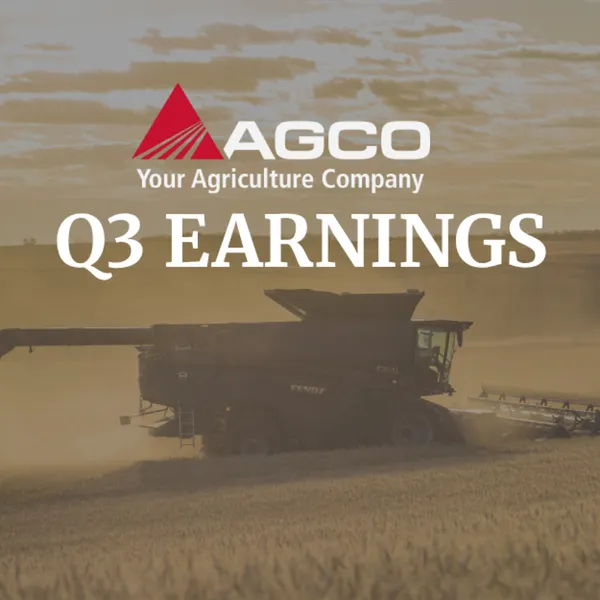 Az AGCO 8,6 százalékos bevételcsökkenést jelentett a harmadik negyedévben
