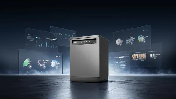 AI-alapú mosogatógépet mutatott be a Hisense