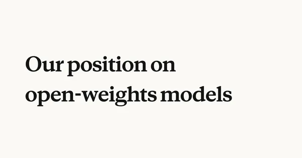 Az Anthropic nem tiltaná be az open-weights modelleket