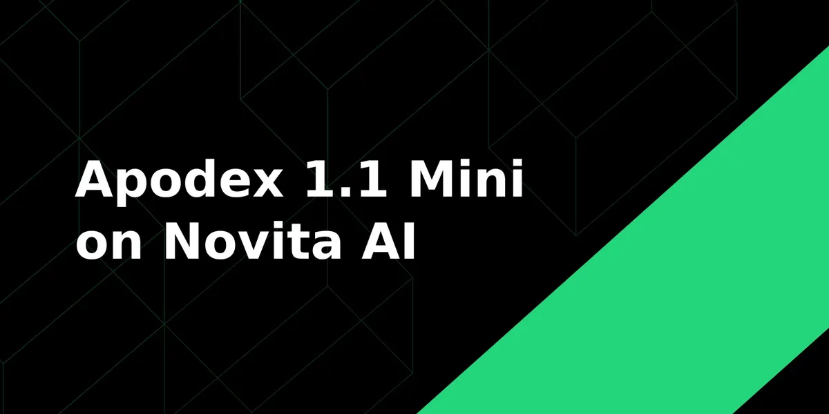 256 ezres kontextusablakkal érkezett az Apodex 1.1 Mini a Novitára