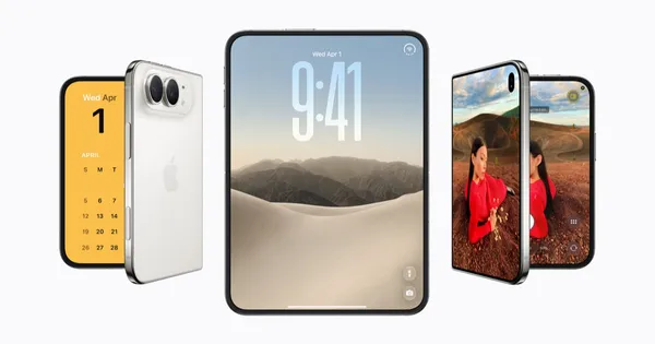 Az Apple bemutatta a hajlítható kijelzős iPhone Duót