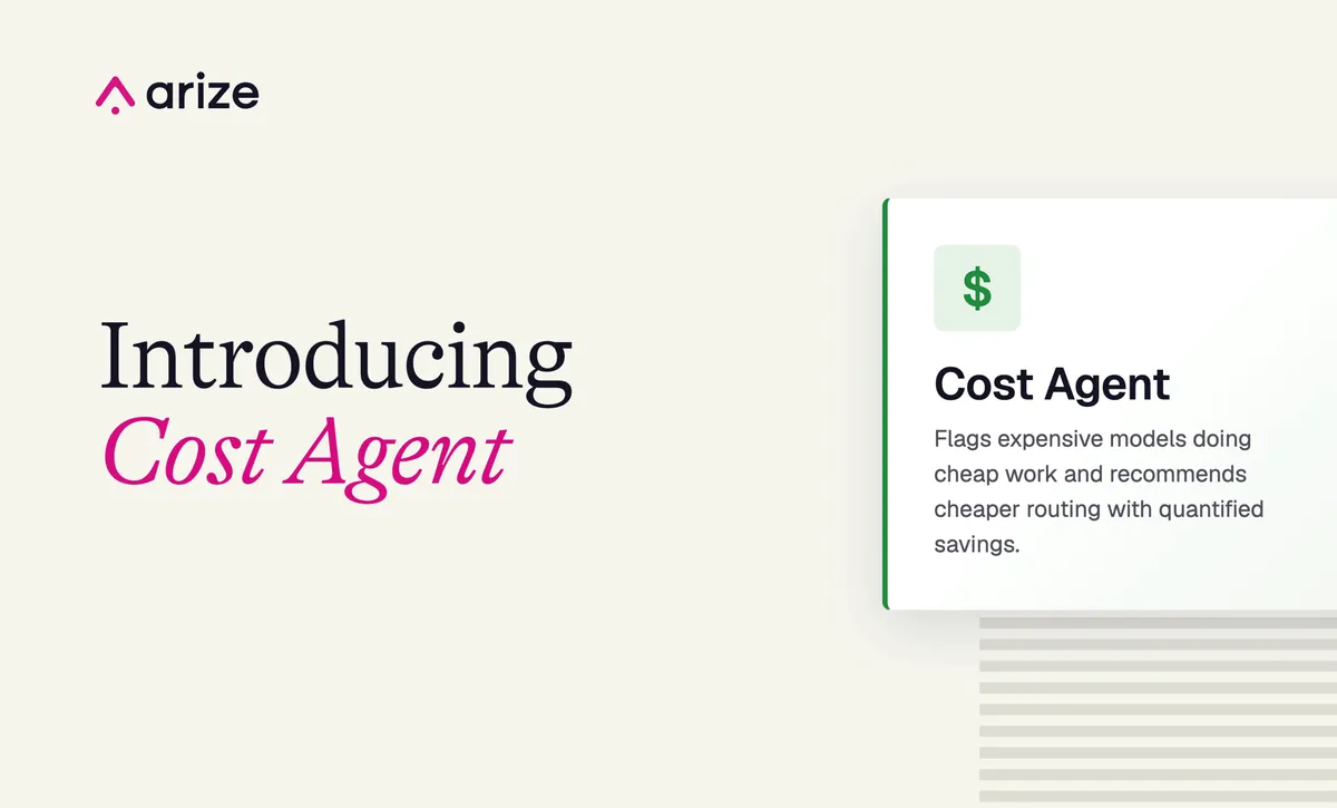 Az Arize Cost Agent megmutatja, mire megy el az LLM-ekre költött pénz