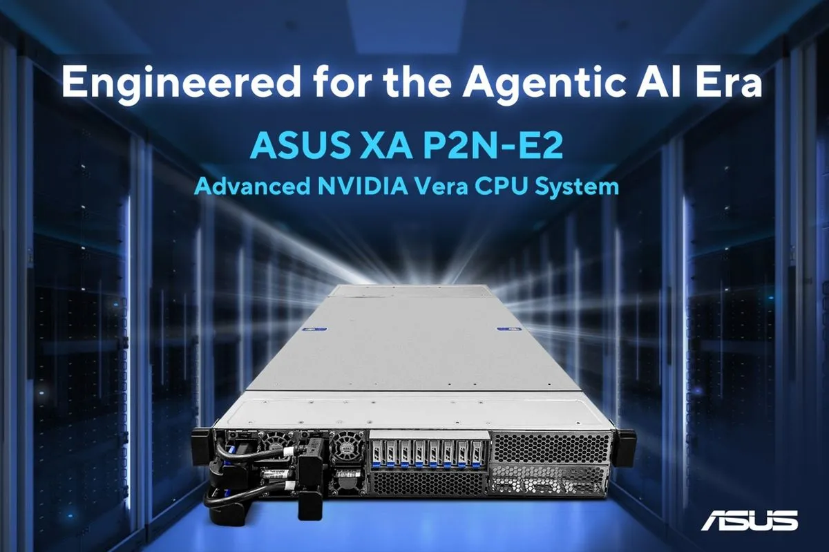 ASUS Vera CPU-ra épülő szervert mutatott be az agentikus AI-hoz