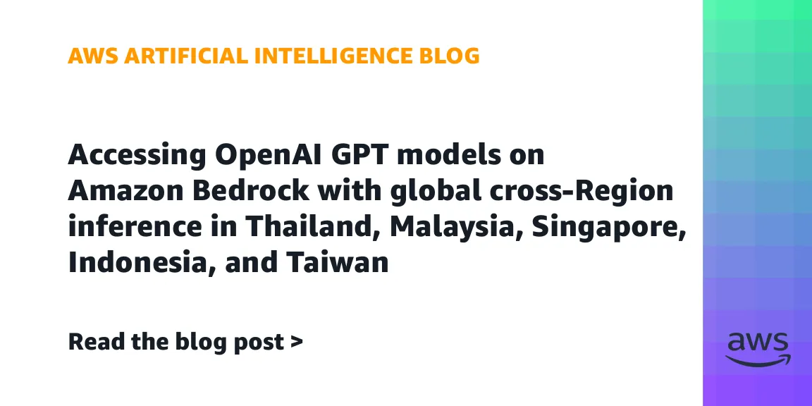Az AWS öt ázsiai régióból teszi elérhetővé az OpenAI GPT-6 modelljeit