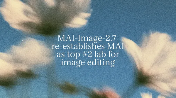 A Microsoft új képszerkesztő modellje a GPT Image 2.5 Flare elé került