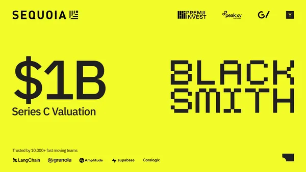 Egymilliárd dolláros értékelés mellett vont be tőkét a Blacksmith