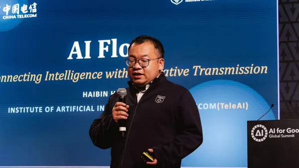 A China Telecom AI Flow rendszere jelentést küld bitek helyett