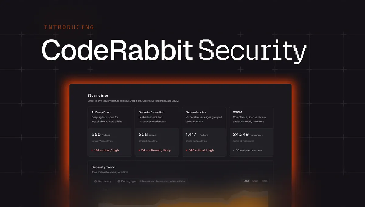 A CodeRabbit Security az alkalmazásszintű sebezhetőségeket keresi