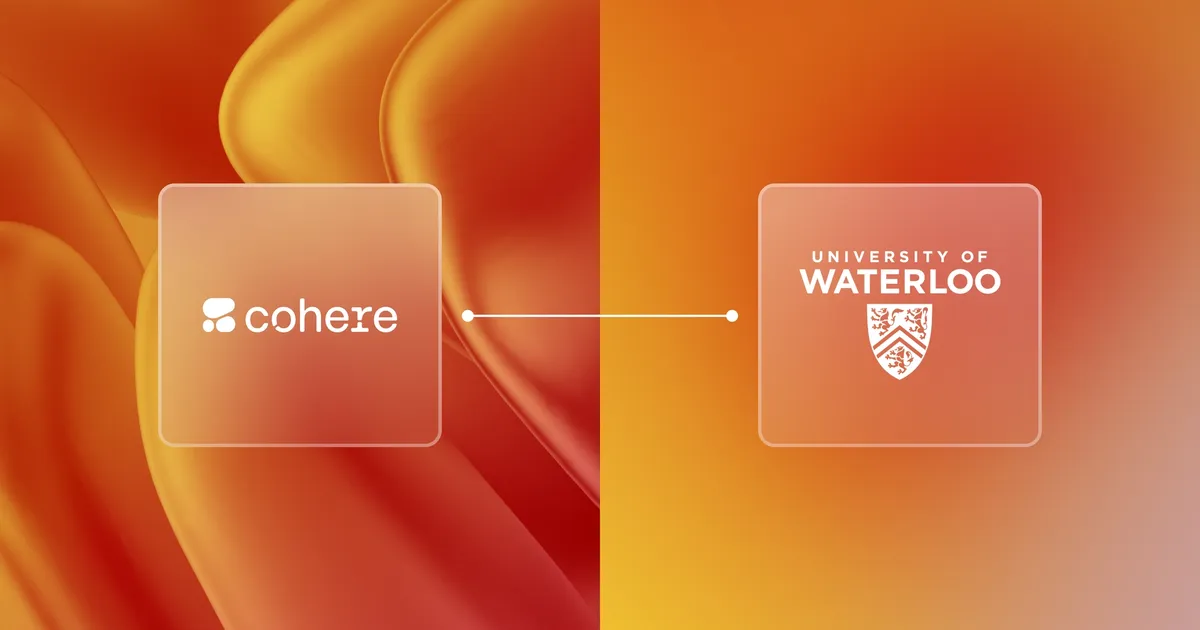 A Cohere és a University of Waterloo AI-képzési partnerséget indít