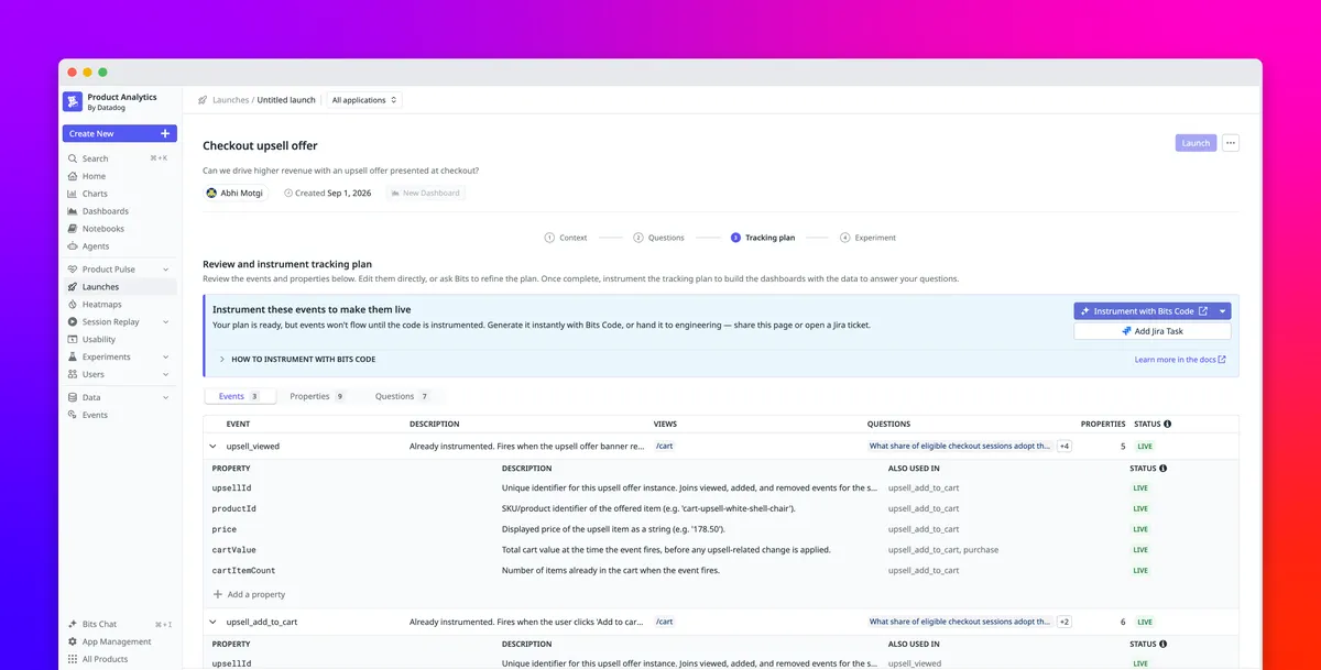 A Datadog egy workflow-ba szervezi a termékbevezetések mérését