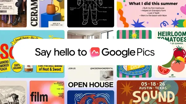 Elindult a Google Pics, képszerkesztést kap a Workspace