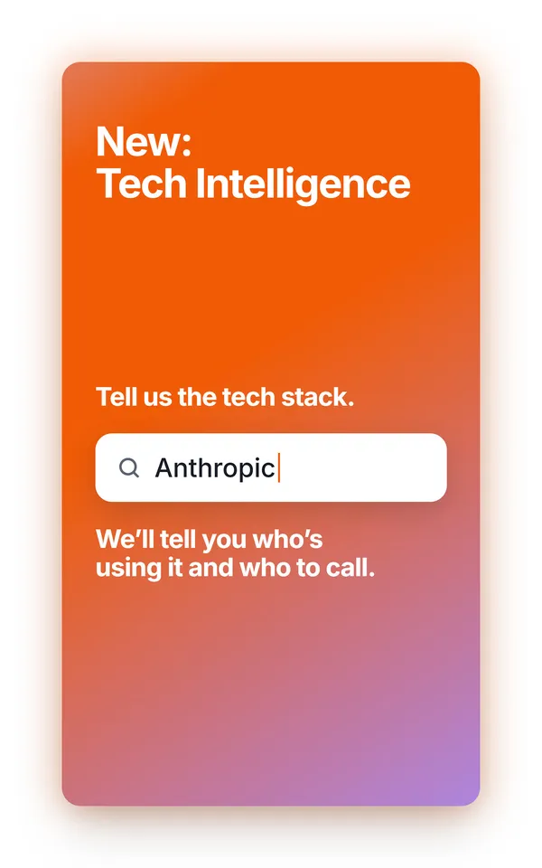 Firmable Tech Intelligence: 75 317 technológia 19 millió cégnél