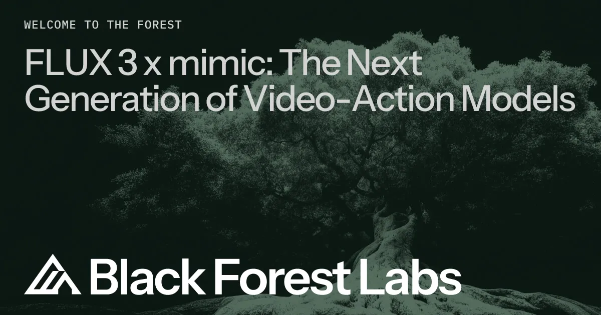 A FLUX 3 már robotokat is irányít a Black Forest Labs szerint