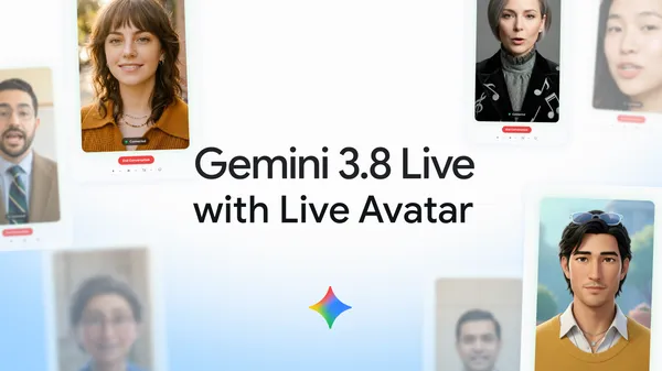 Elérhetővé vált a Gemini 3.8 Live Live Avatar funkcióval