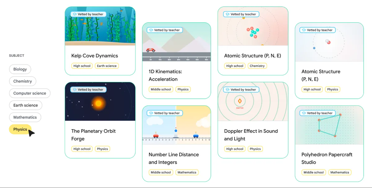 A Google AI-val készíthető interaktív tananyagokat kutat