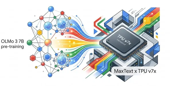 A Google TPU-kon reprodukálta az Olmo 3 7B tanítását