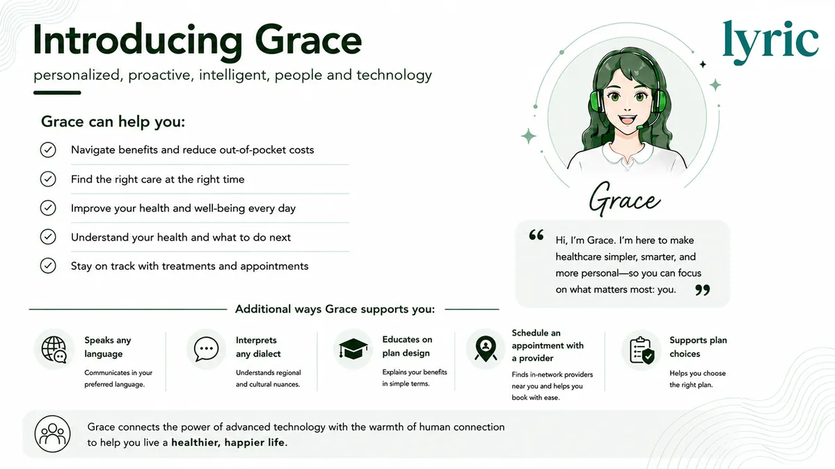 Grace néven AI-alapú egészségügyi rendszert indított a Lyric Health