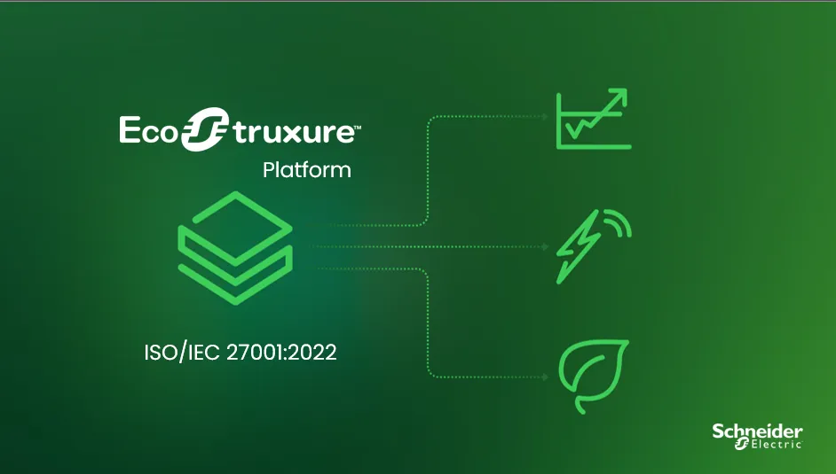 ISO/IEC 27001:2022 tanúsítást kapott a Schneider Electric platformja