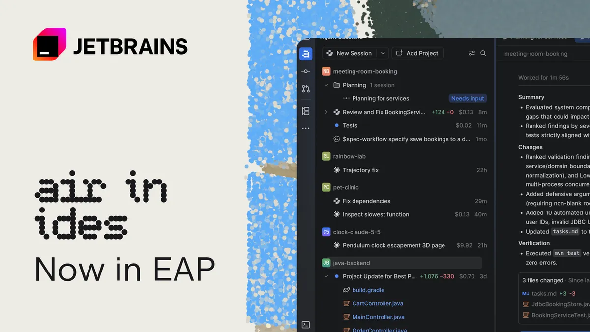 A JetBrains Air több AI-ügynök munkáját hozza egy IDE-be