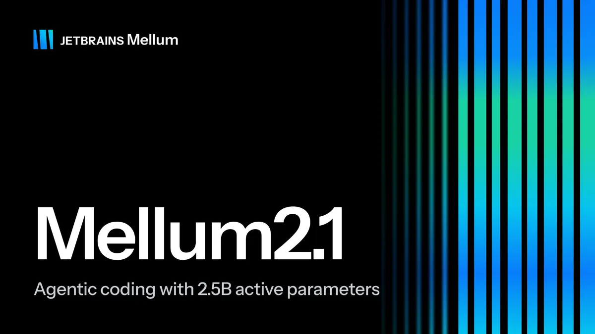 A JetBrains bemutatta a Mellum2.1 nyílt kódolómodelljét