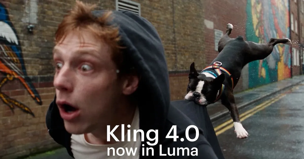 Kling 4.0 érkezett a Luma AI-ba, nagy kameramozgásokhoz