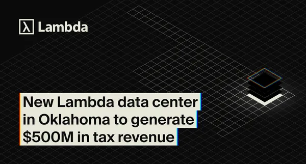 Lambda adatközpontot épít Oklahomában, félmilliárdos adóbevételt várnak