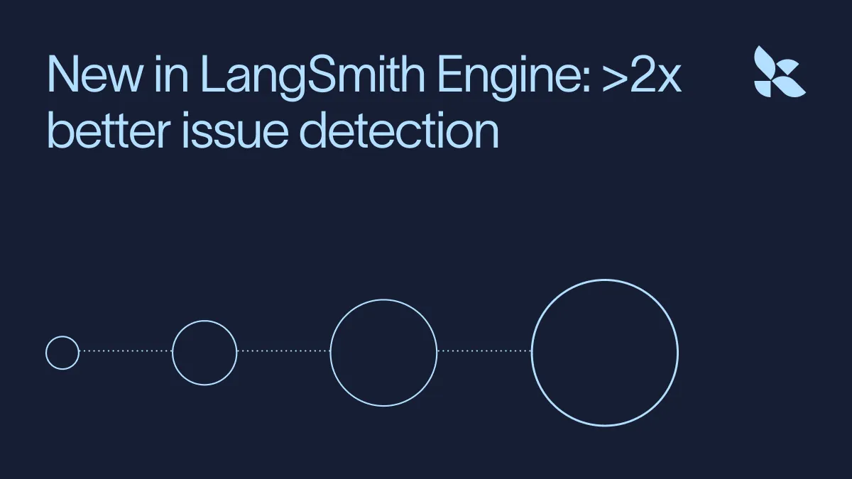 A LangSmith Engine több mint kétszer jobban találja meg az ügynökhibákat