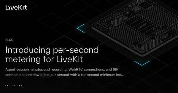 Másodperc alapú számlázásra vált a LiveKit több szolgáltatása