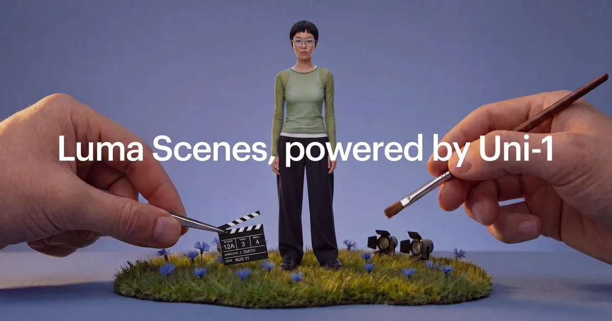A Luma Scenes a teljes videó renderelése előtt storyboardot készít