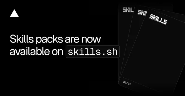 Megosztható skill packeket indított a Vercel a skills.sh oldalon