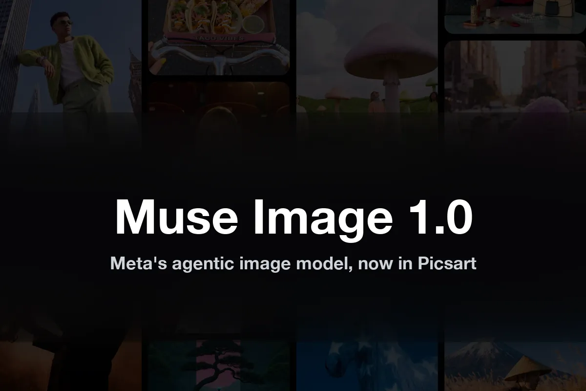 A Meta képgeneráló modellje, a Muse Image 1.0 megérkezett a Picsartba