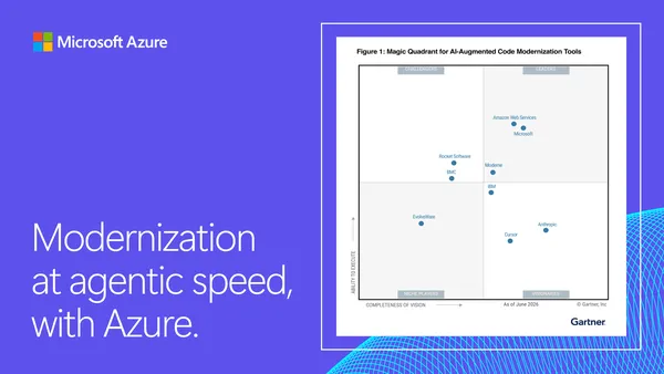 Vezetőnek nevezte a Microsoftot a Gartner AI-kódmodernizációs jelentése
