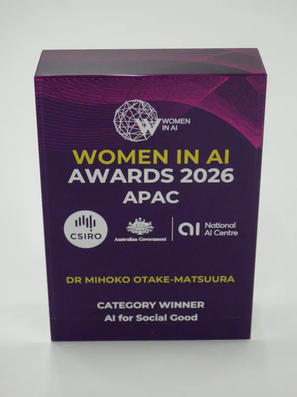 Mihoko Otake kapta az AI for Social Good díjat