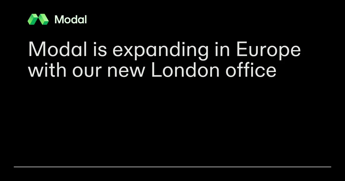 Londoni irodát nyit a Modal, Európában bővíti jelenlétét