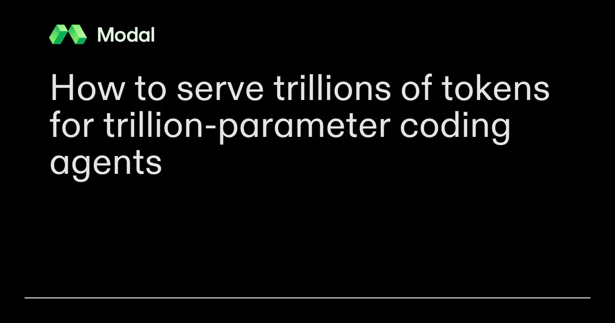 A Modal szerint trilliónyi token kiszolgálása kell a kódoló ügynökökhöz