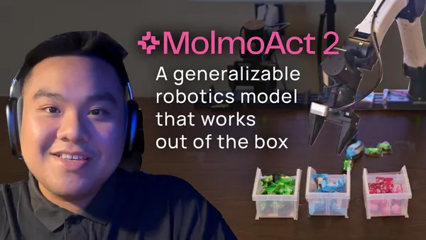 A MolmoAct 2 egy hangvezérelt robot hackathonprojektjét hajtotta