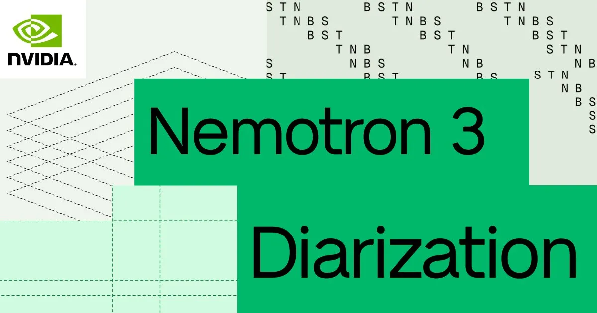 Az NVIDIA Nemotron 3 valós időben azonosítja a beszélőket