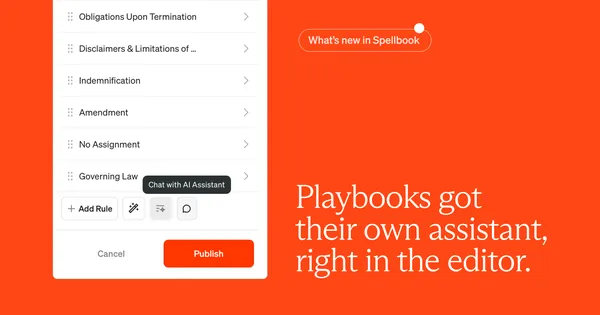 Nyolc frissítést kapott a Spellbook jogi AI-platformja