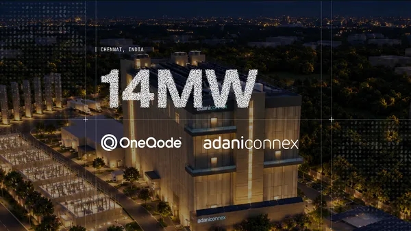14 MW-os indiai AI-adatközponti megállapodást kötött a OneQode