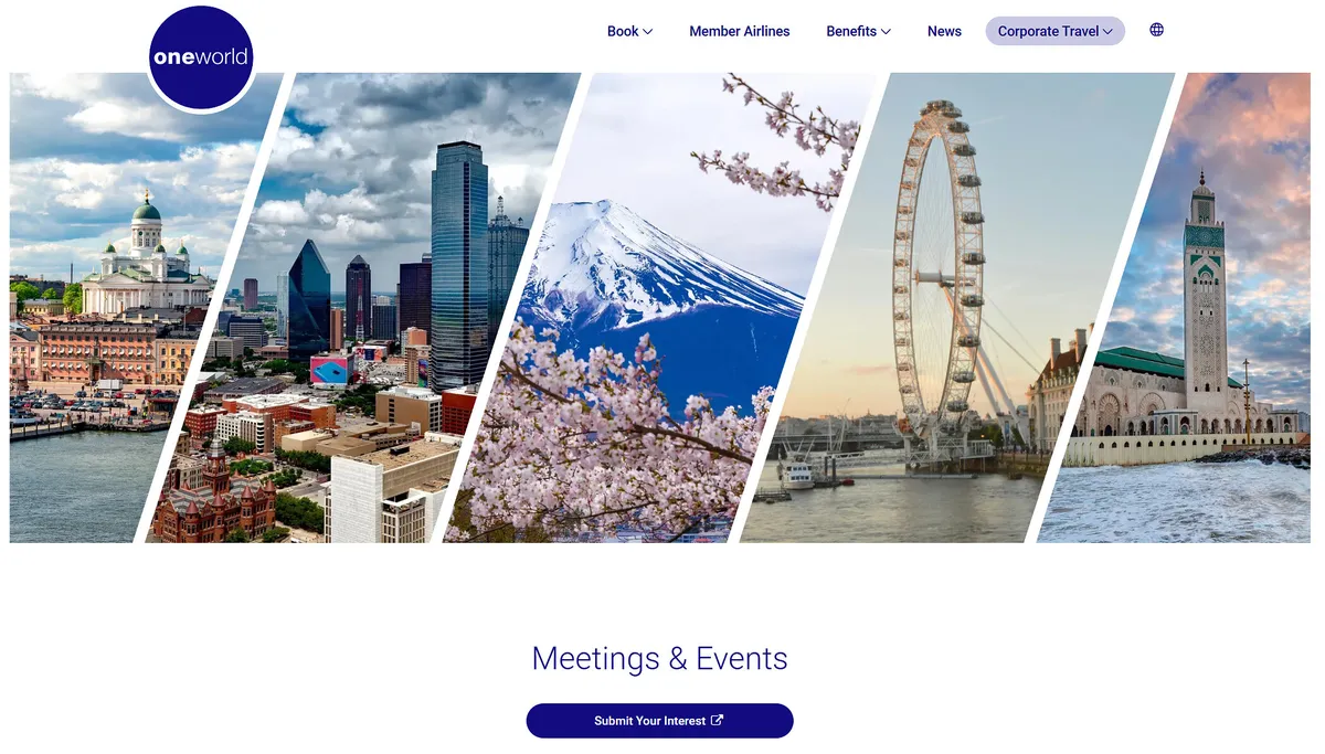 Az oneworld újraindította meetings- és rendezvényeszközét