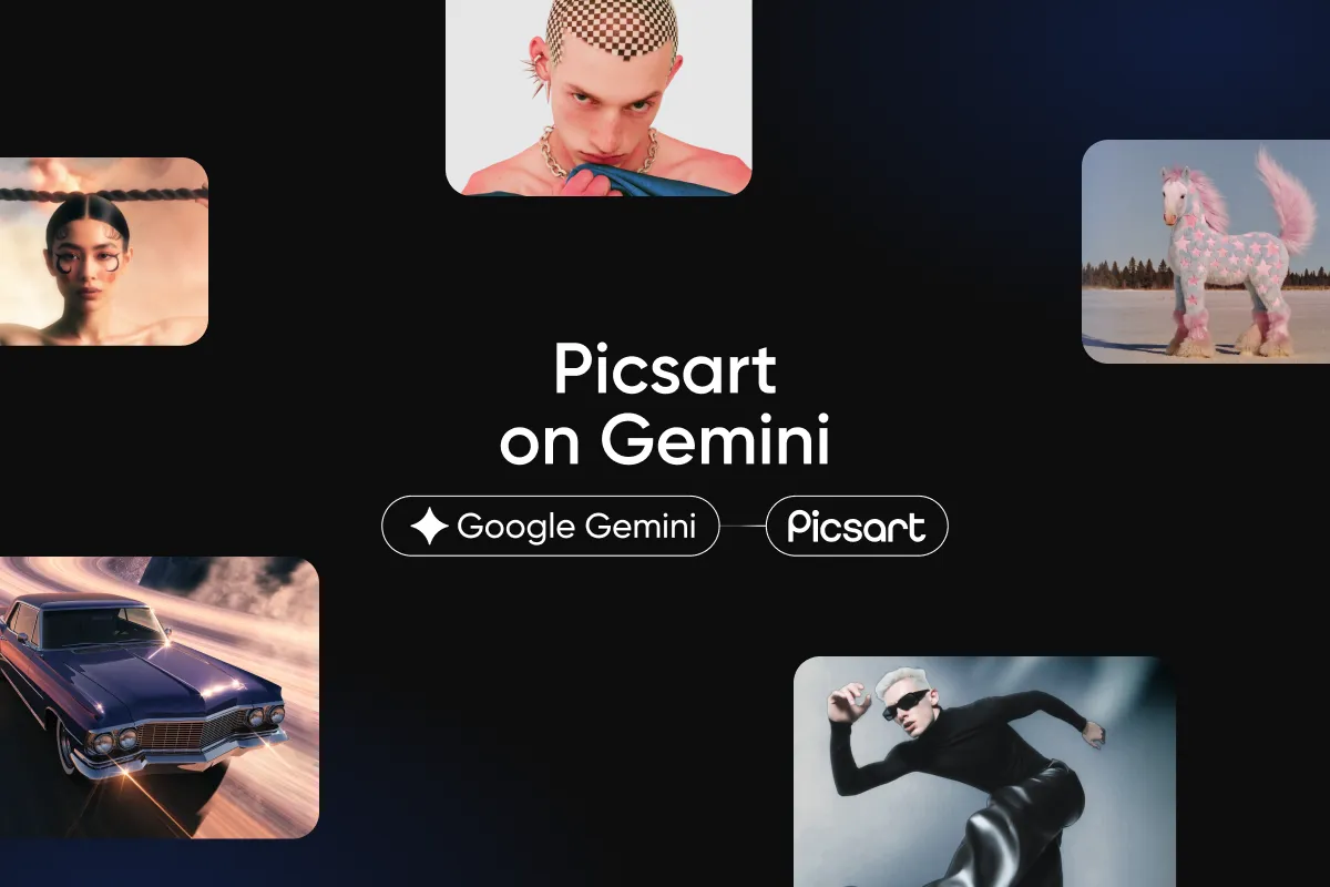 A Picsart közvetlenül a Google Gemini beszélgetéseibe költözött