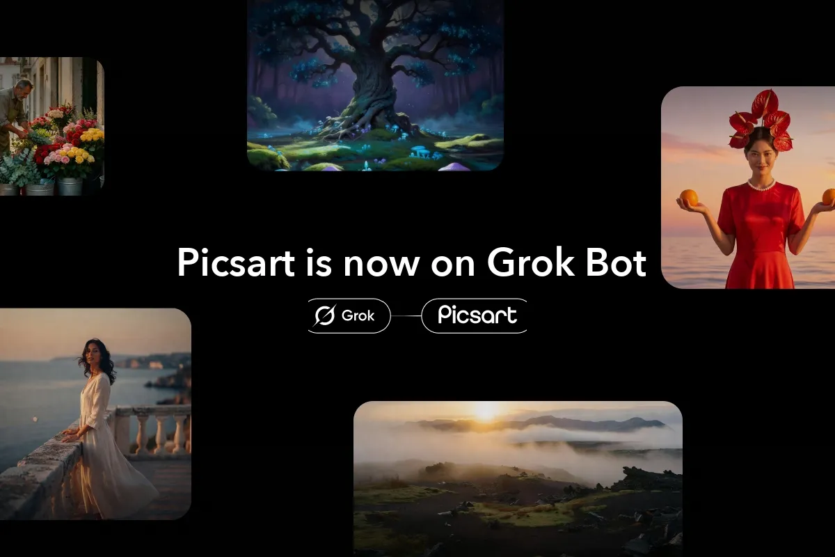 A Picsart már a Grok Botból is képet, videót és hangot készít