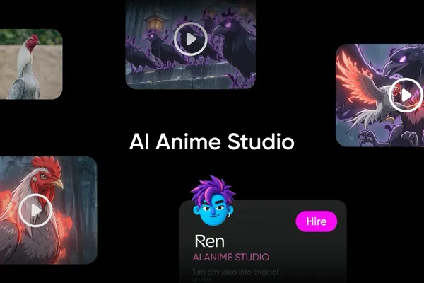 A Picsart bemutatta Rent, az animek készítésére tervezett AI-ügynököt