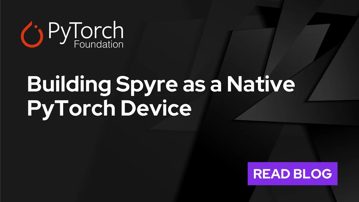 A PyTorch natív eszközként kezeli az IBM Spyre gyorsítót