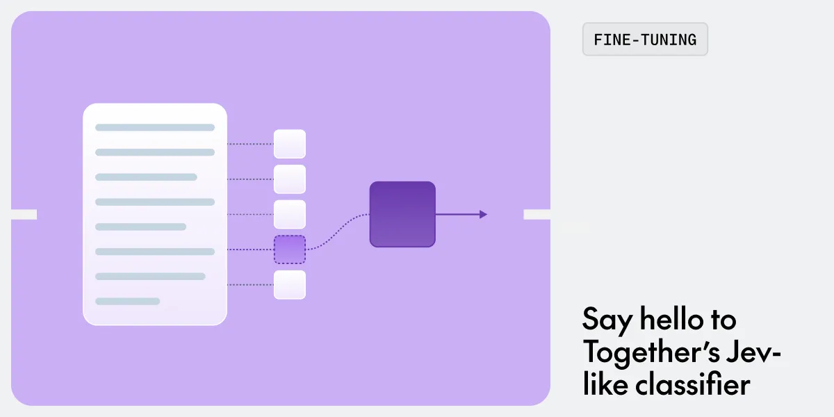 A Together AI bemutatja, hogyan tanítható saját Jev-szerű modell 17 dollárból