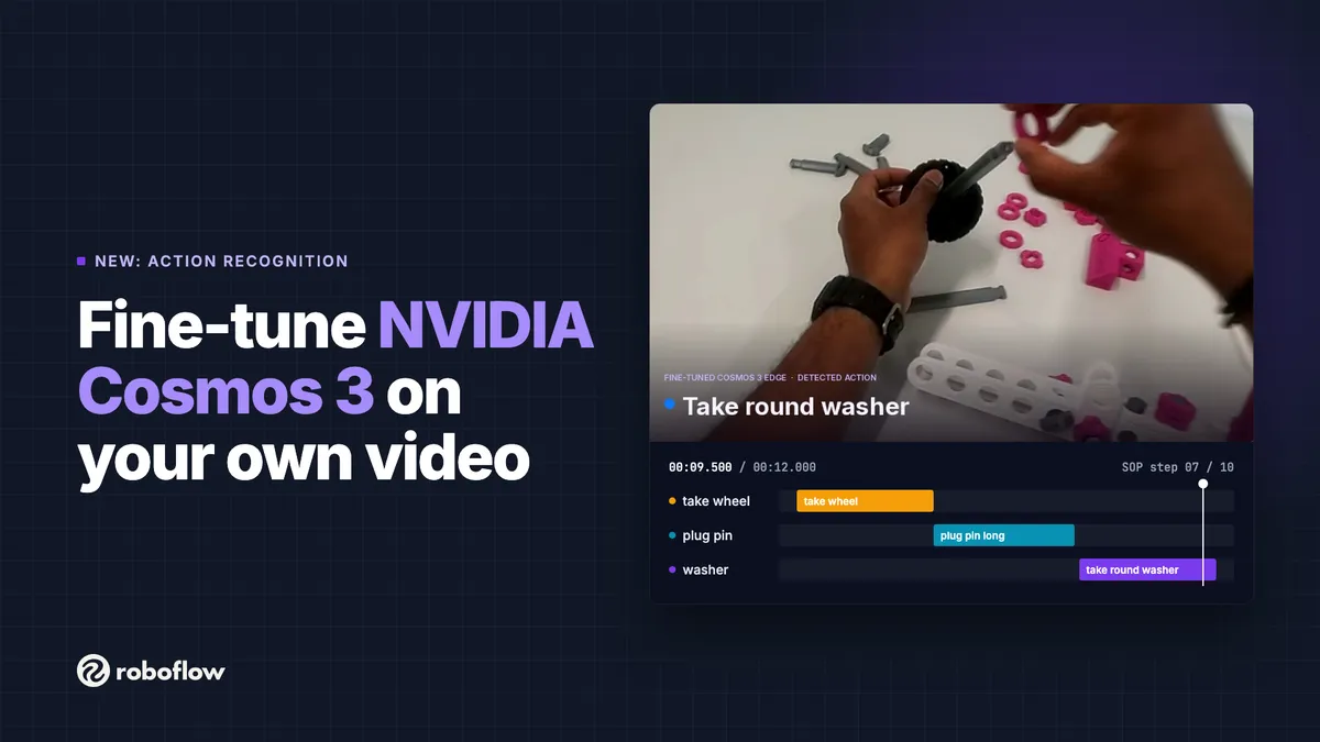 Saját videóin tanítható a NVIDIA Cosmos 3 Edge a Roboflow-ban