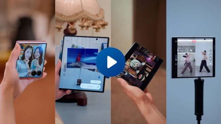 Négy videón mutatja be új hajlítható telefonjait a Samsung