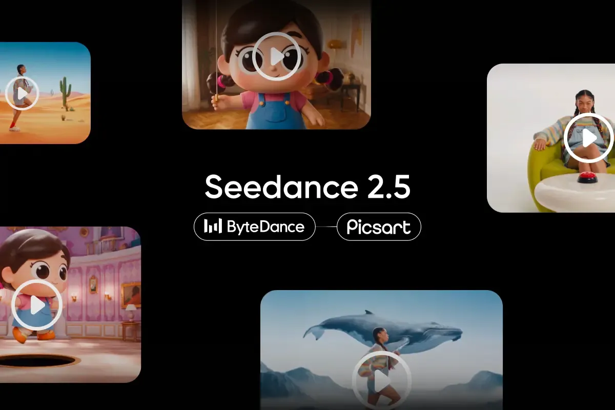 A Picsartban is elérhető a ByteDance hosszú, hangos videómodellje
