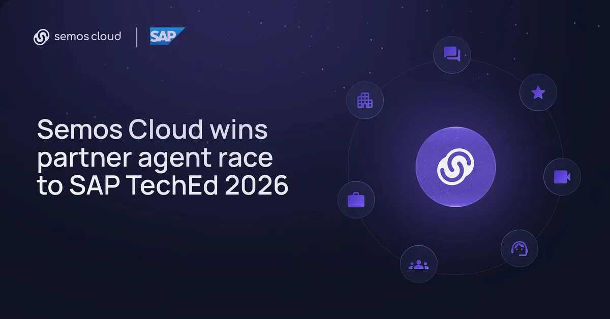 A Semos Cloud AI-ügynökei nyertek az SAP TechEd 2026 versenyén