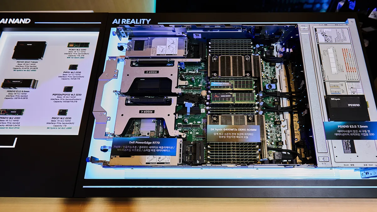 Teljes AI-memóriaportfóliót mutatott be az SK hynix a DTF 2026-on
